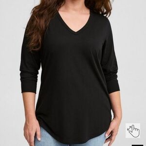 Torrid Black long sleeve tee